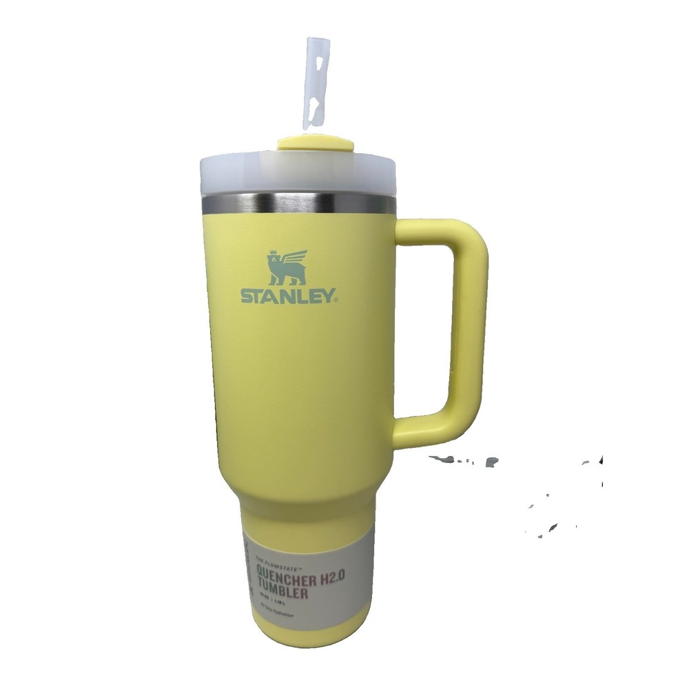 Stanley Quencher H2.0 40oz Tumbler FlowState Straw Handle Pomelo 10-11673-066